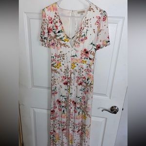 Gianni Bini Floral Maxi with playsuit